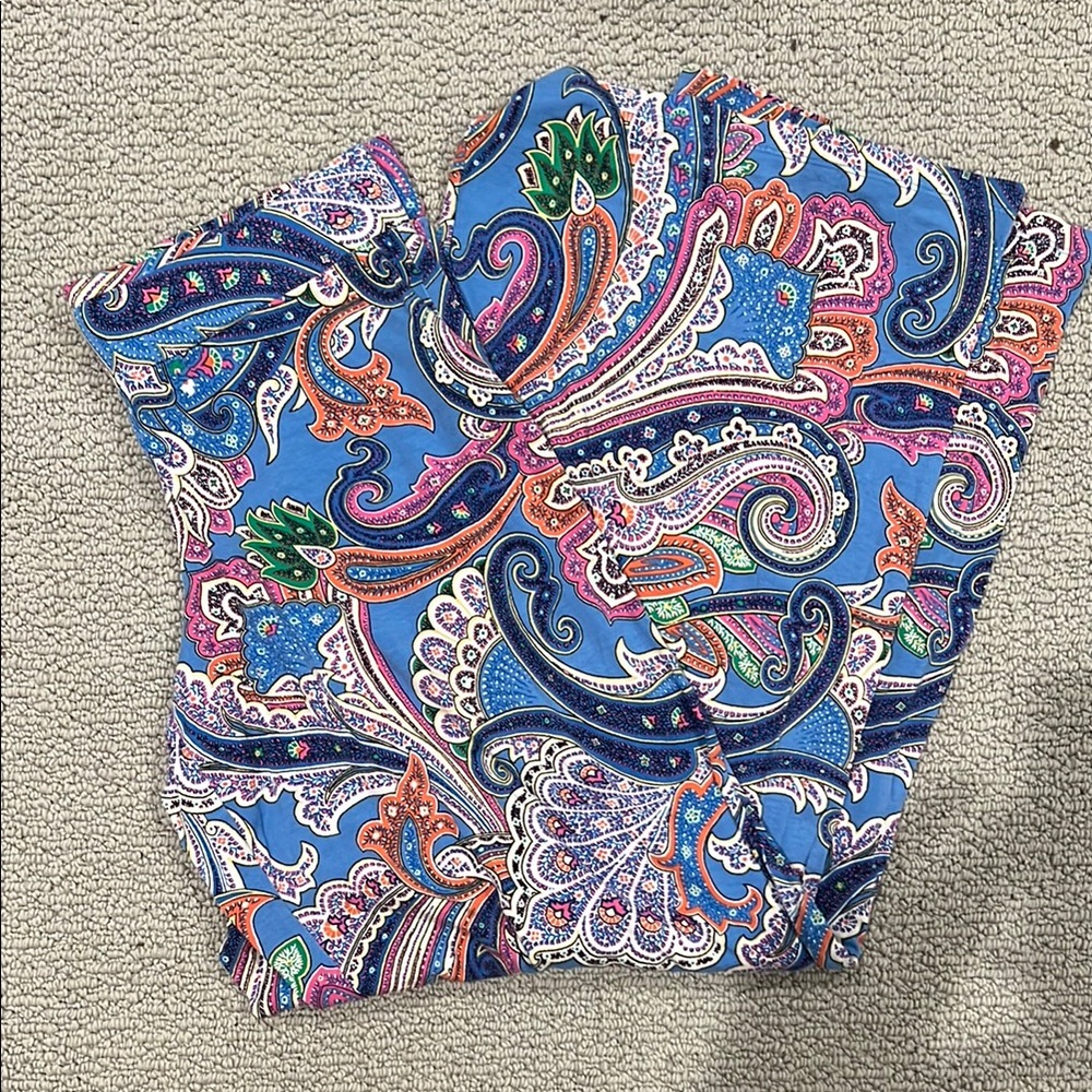 Lauren Ralph Lauren Vibrant Paisley Pants